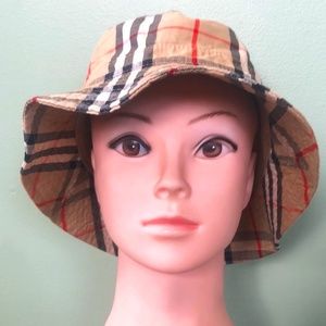 Burberry Monogram Hat Sz Xl